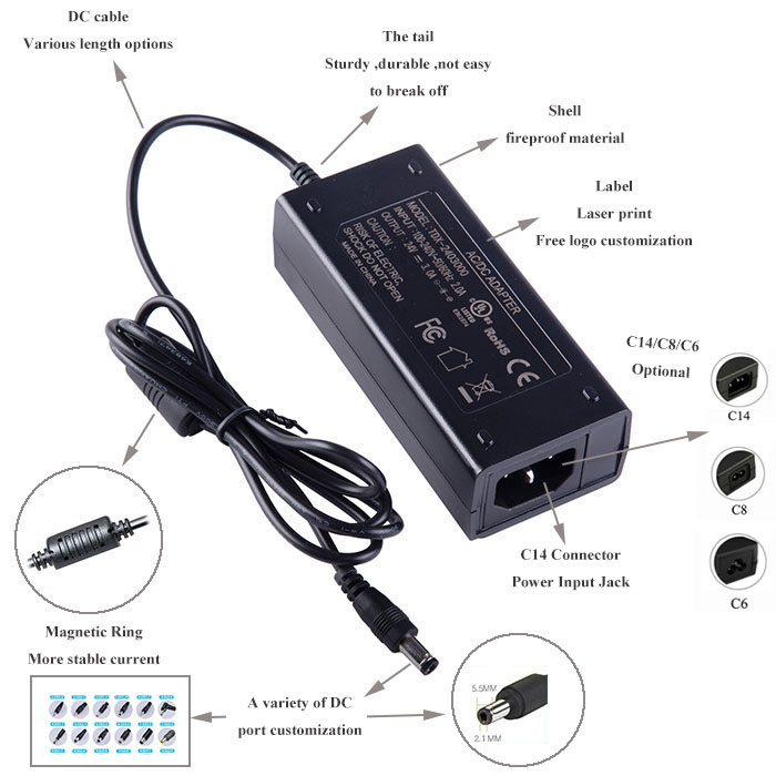 Figure 2. AC Adapter Internal Parts