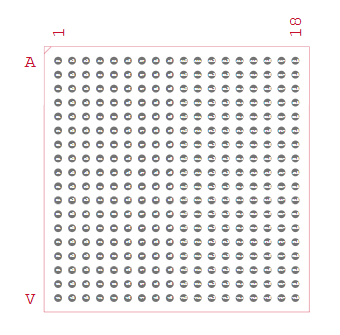 EP20K100EFC324-1X Footprint