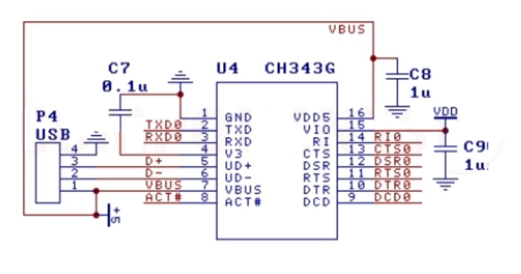 CH343 Schematics