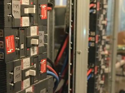 Industrial Electrical Panel with Shielded Wiring