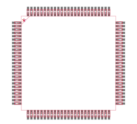 EPM7192SQC160-15 Footprint