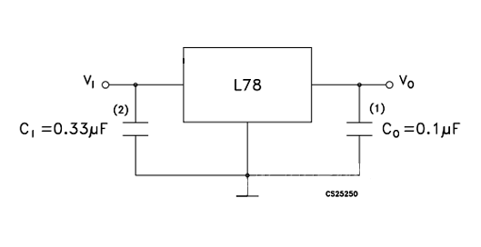 L7809 as +9V Voltage Regulator