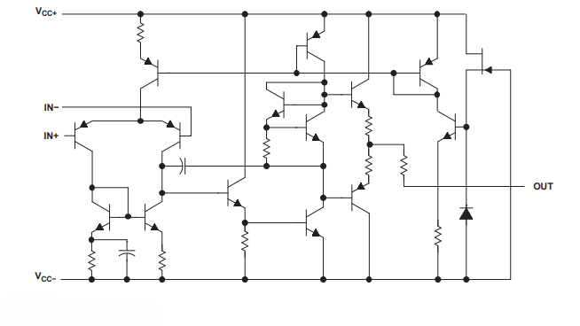 RC4558 Functional Block Diagram